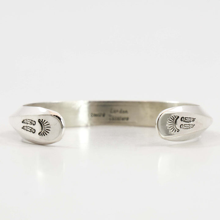 Stamped Silver Cuff