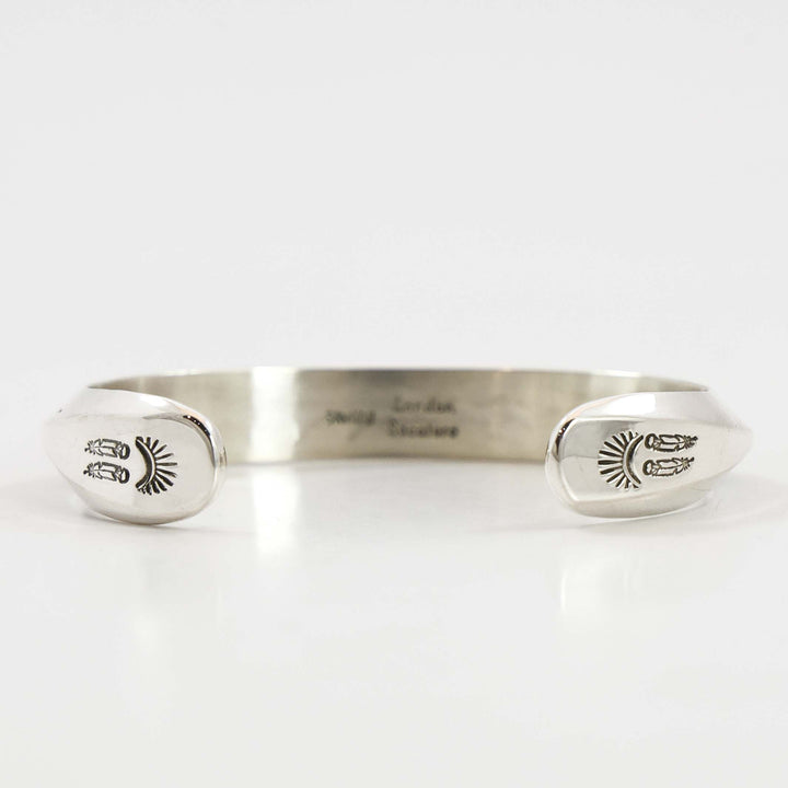 Stamped Silver Cuff