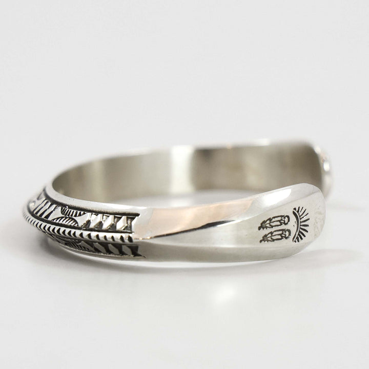 Stamped Silver Cuff