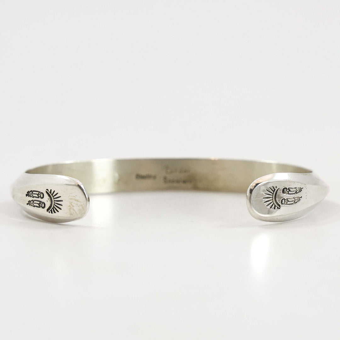 Stamped Silver Cuff