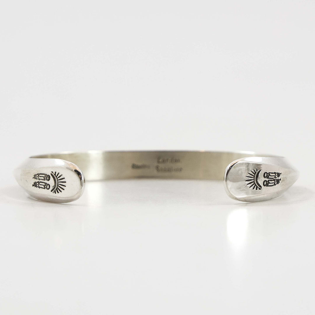 Stamped Silver Cuff