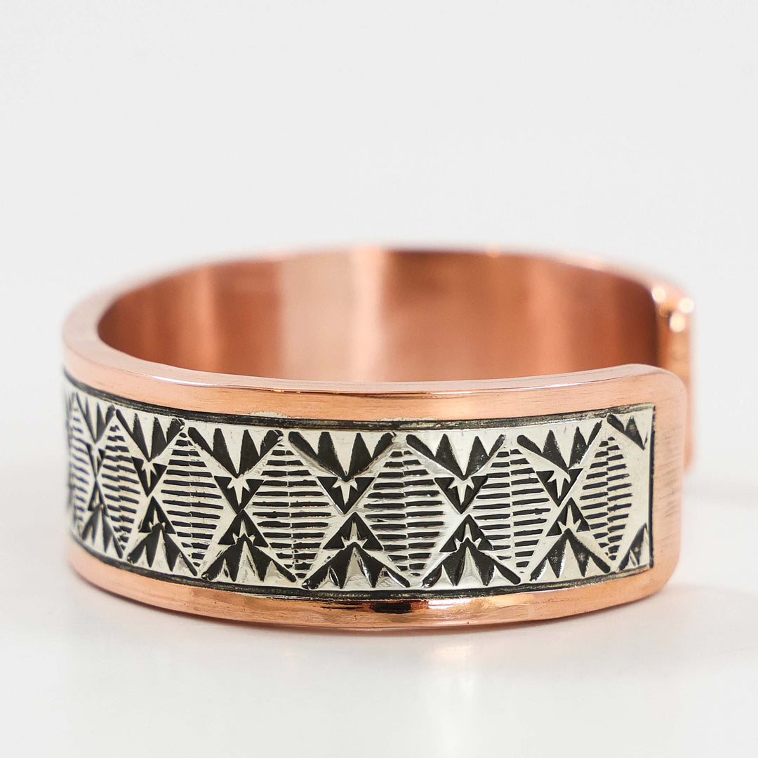 Silver and Copper Cuff