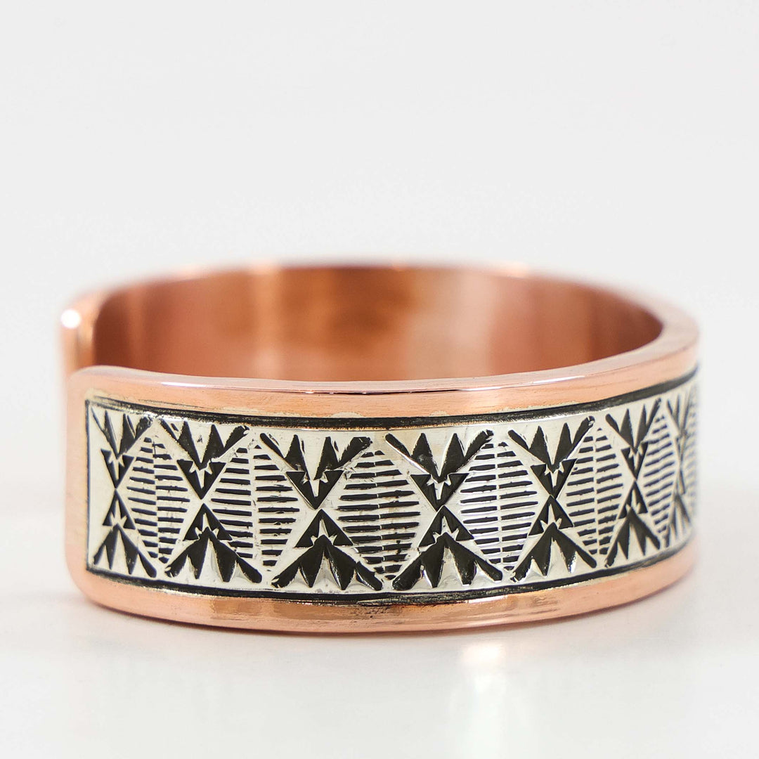 Silver and Copper Cuff