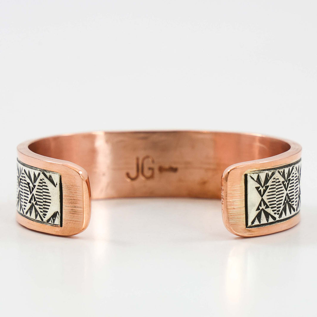 Silver and Copper Cuff