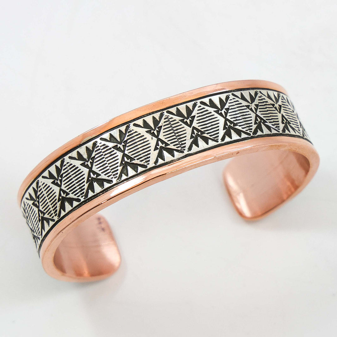 Silver and Copper Cuff