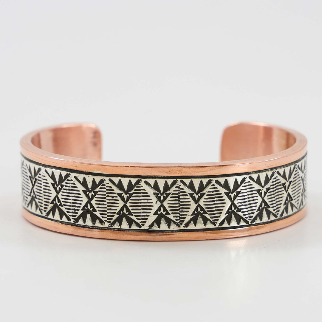 Silver and Copper Cuff