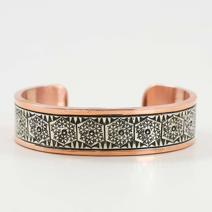 Silver and Copper Cuff