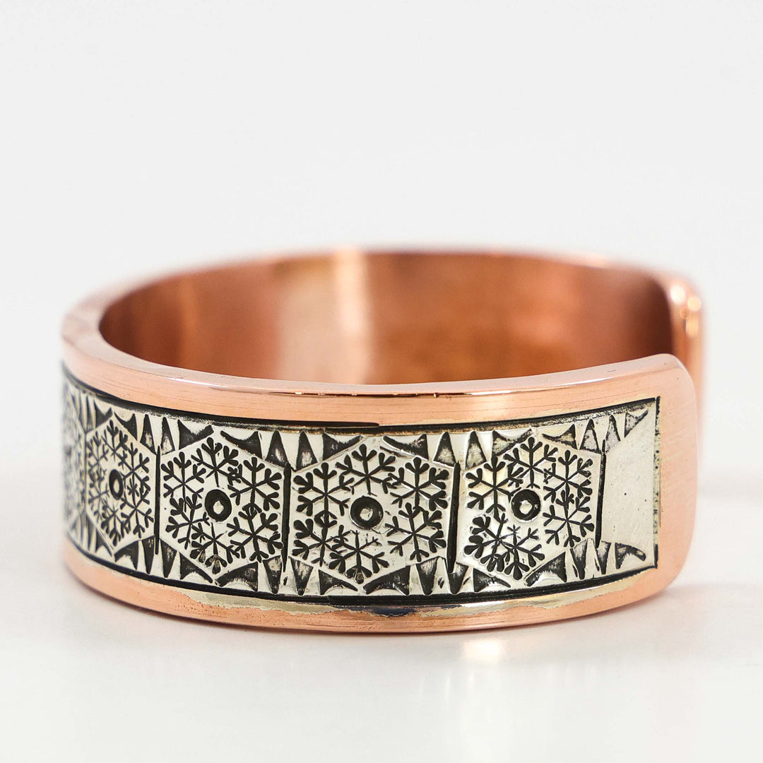 Silver and Copper Cuff