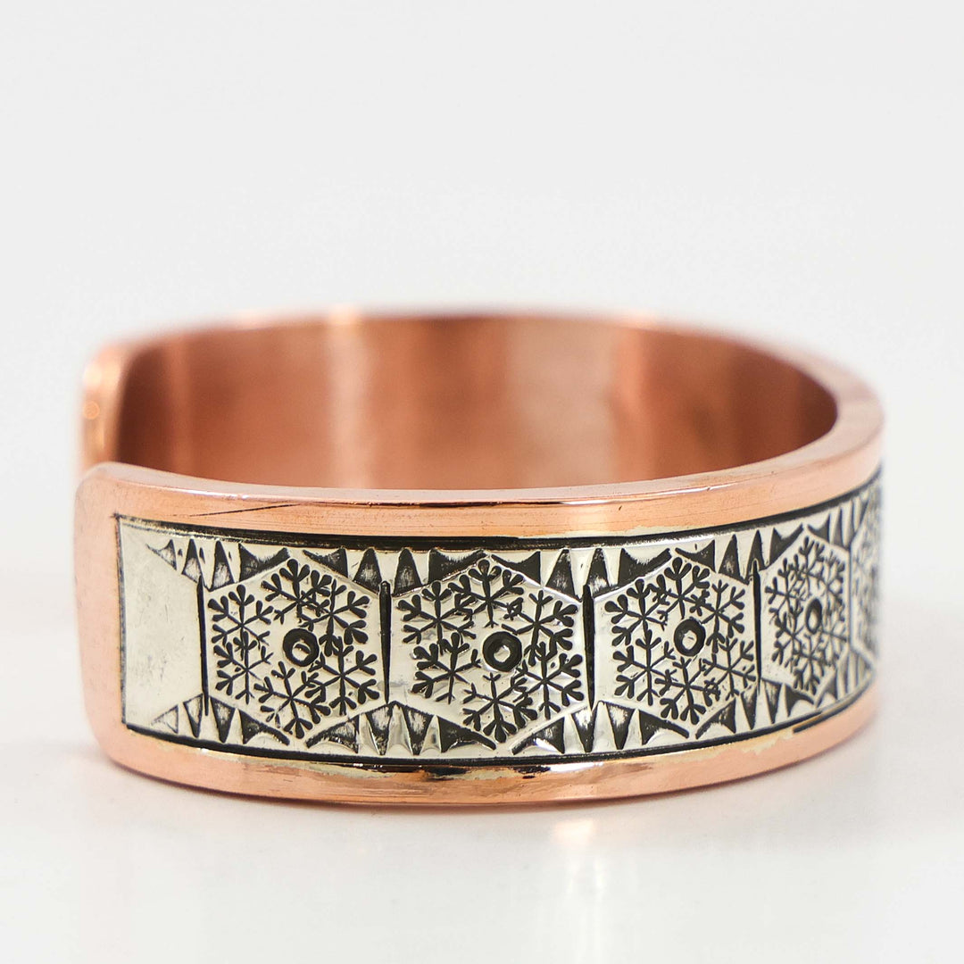 Silver and Copper Cuff