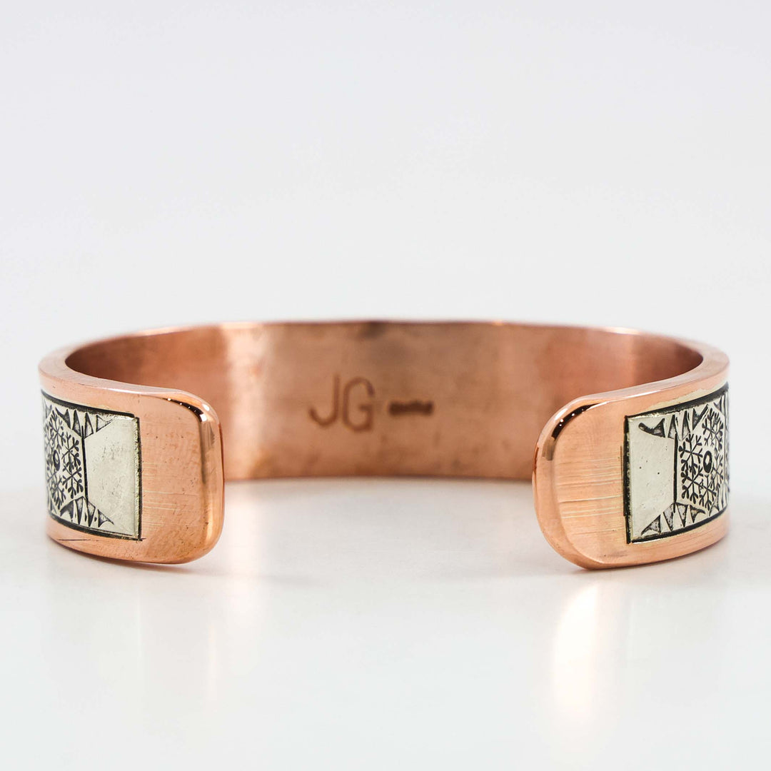 Silver and Copper Cuff