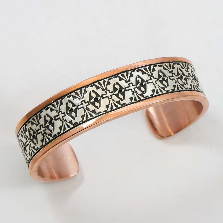 Silver and Copper Cuff