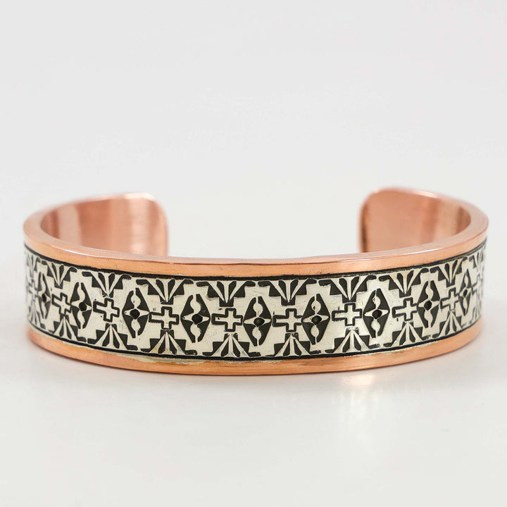 Silver and Copper Cuff