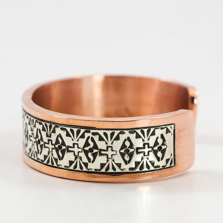 Silver and Copper Cuff
