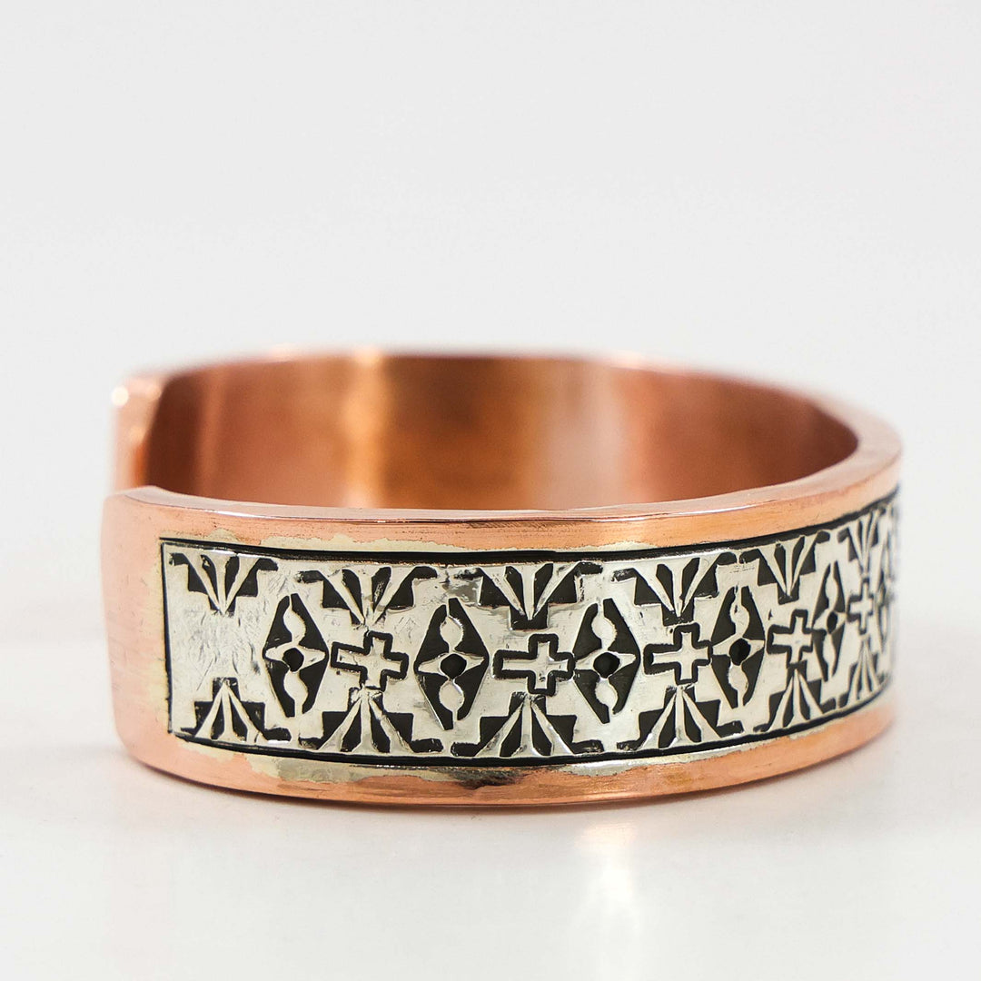 Silver and Copper Cuff