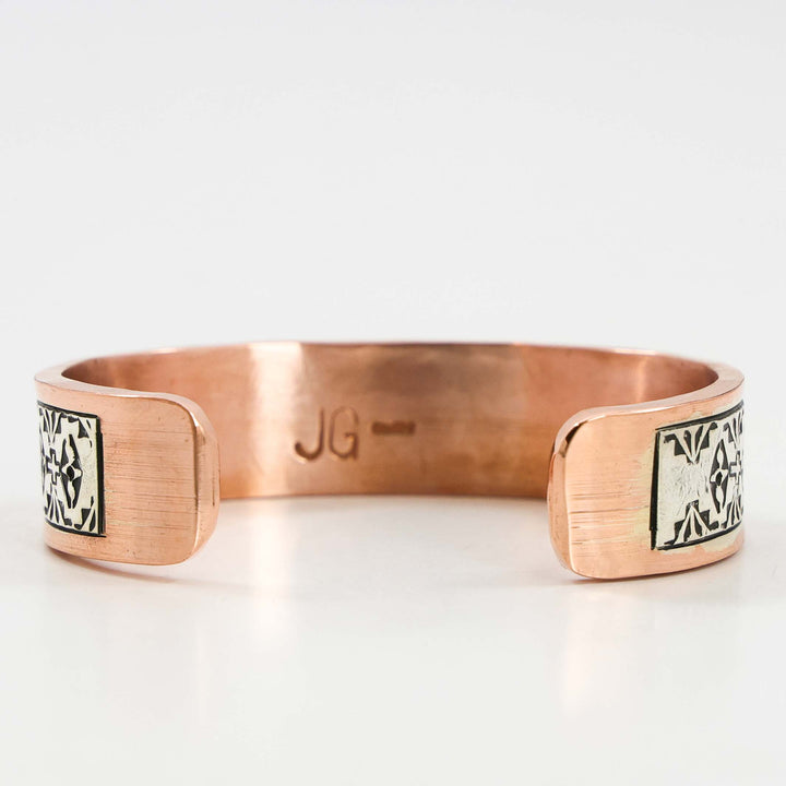 Silver and Copper Cuff