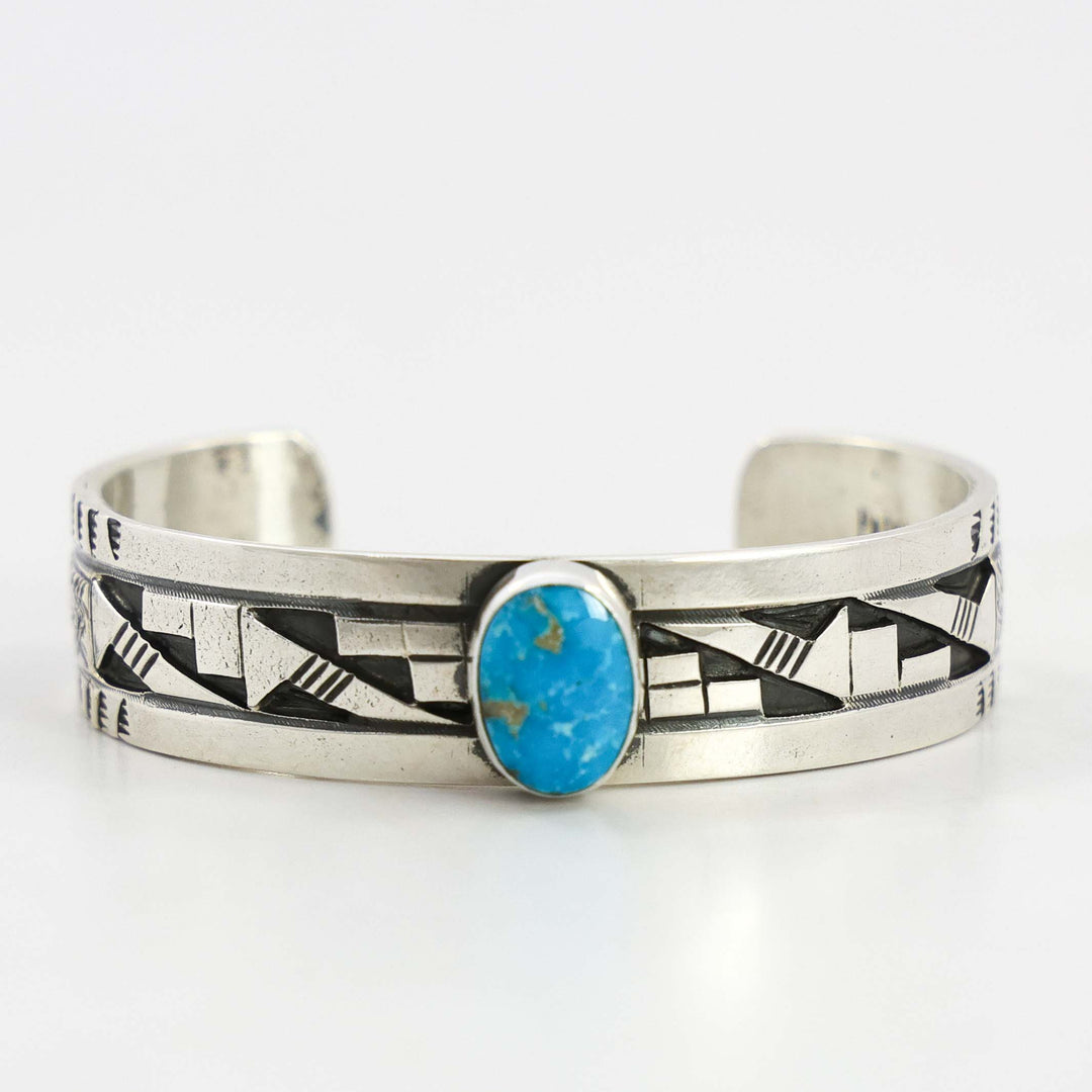 Blue Bird Turquoise Cuff