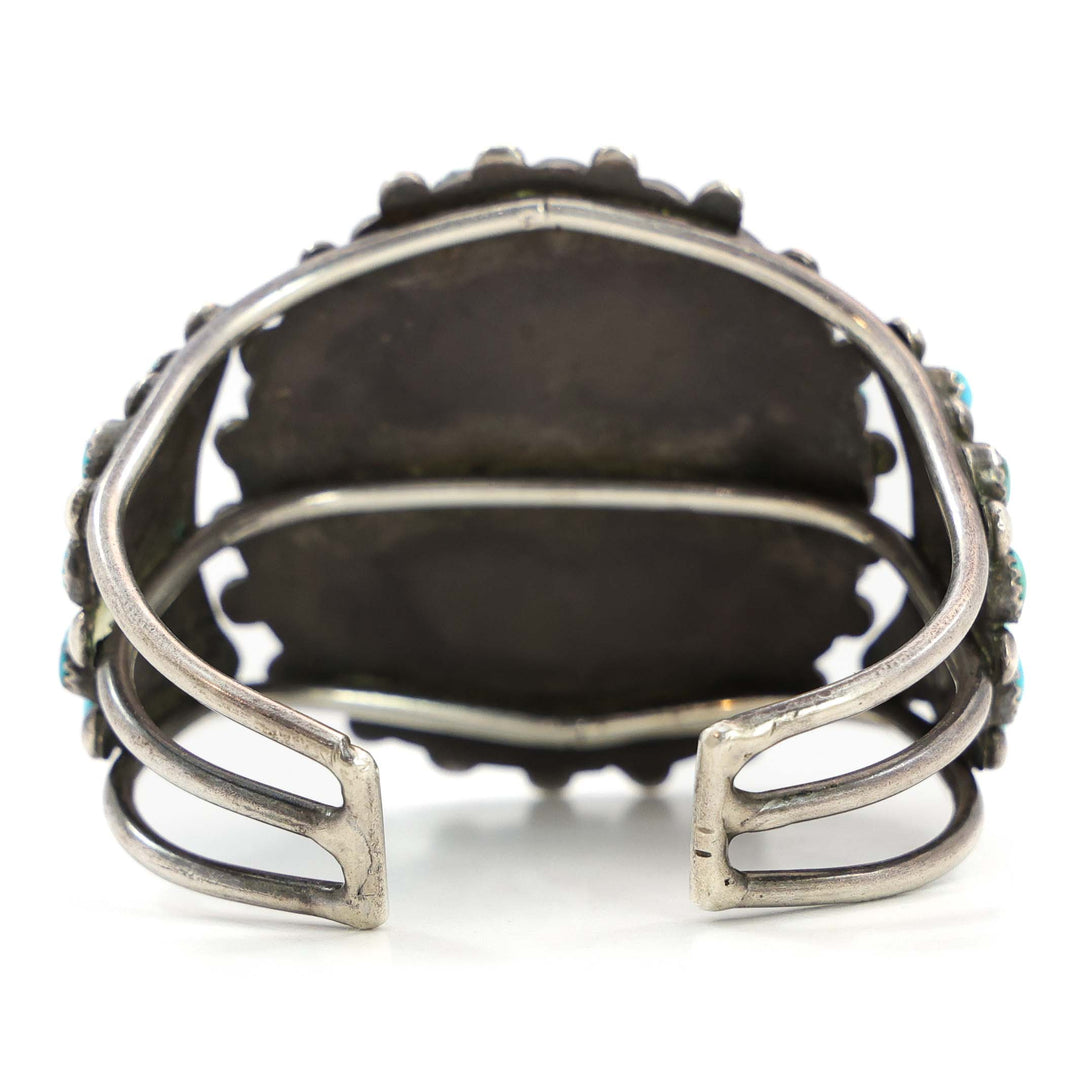 1940s Turquoise Cluster Cuff