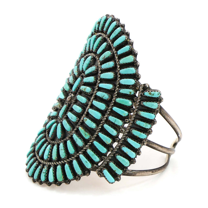 1960s Turquoise Cluster Cuff