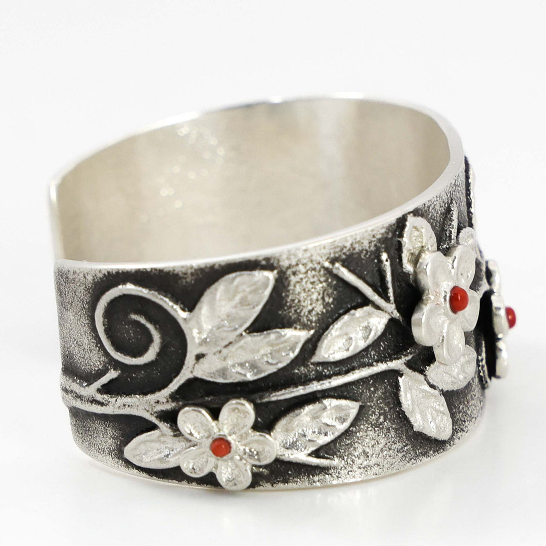 Coral Flower Cuff