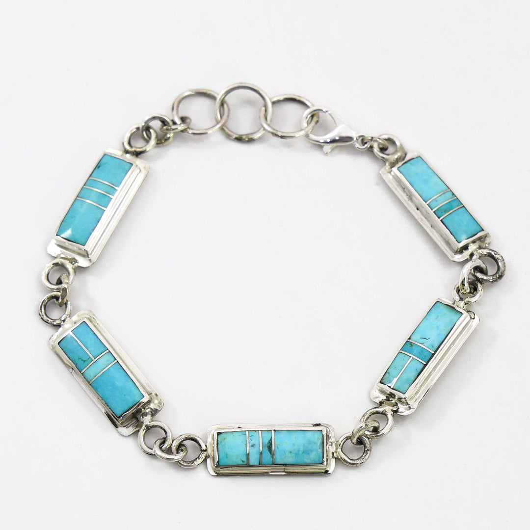 Kingman Turquoise Link Bracelet
