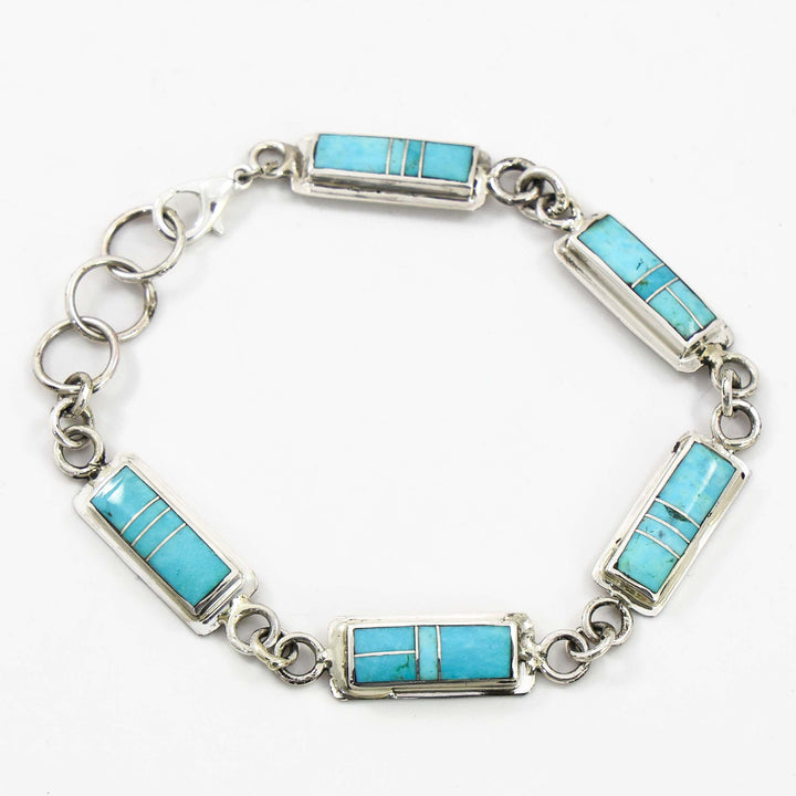 Kingman Turquoise Link Bracelet
