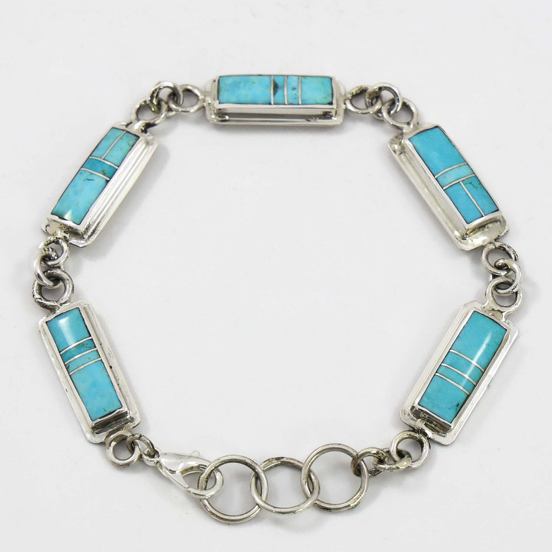 Kingman Turquoise Link Bracelet