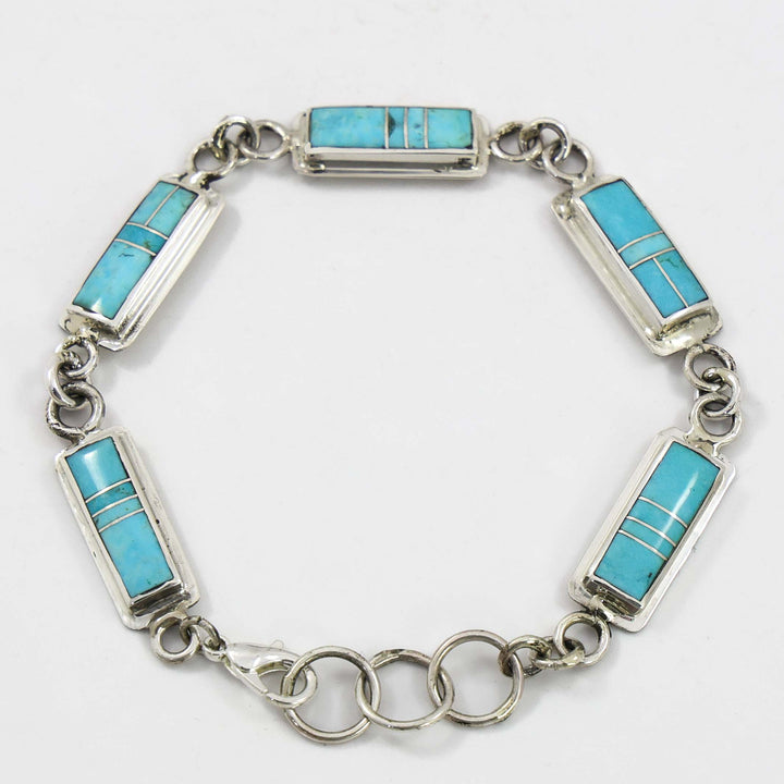 Kingman Turquoise Link Bracelet