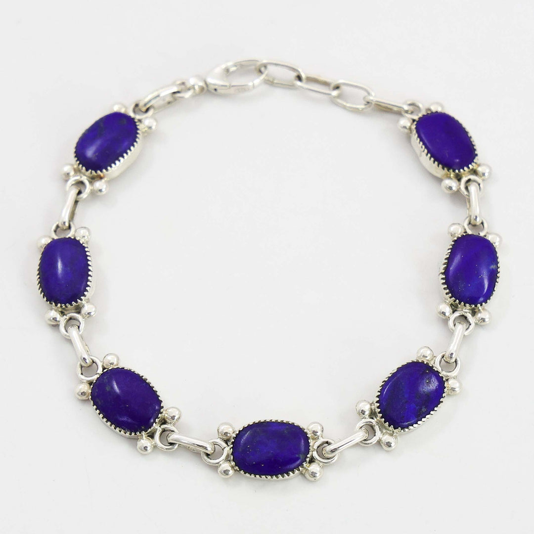 Lapis Link Bracelet