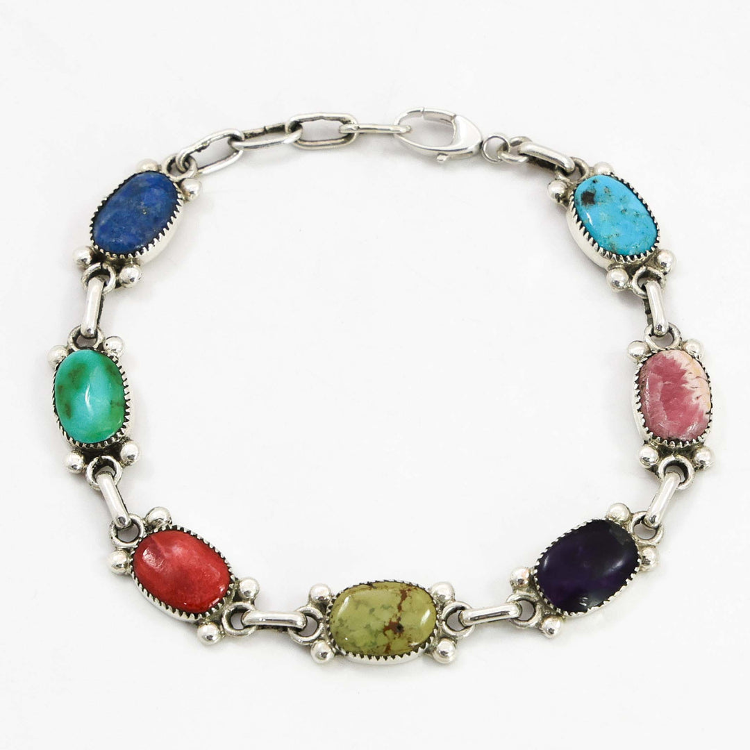 Multi-Stone Link Bracelet