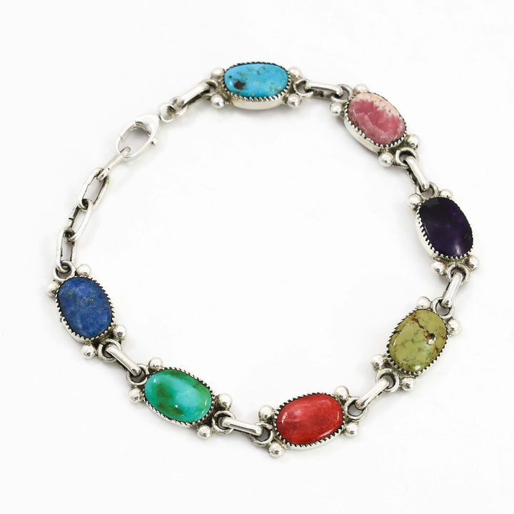 Multi-Stone Link Bracelet