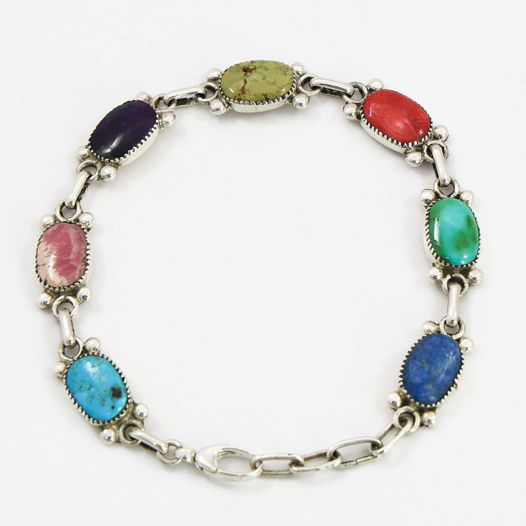 Multi-Stone Link Bracelet