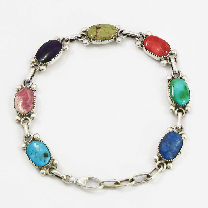 Multi-Stone Link Bracelet