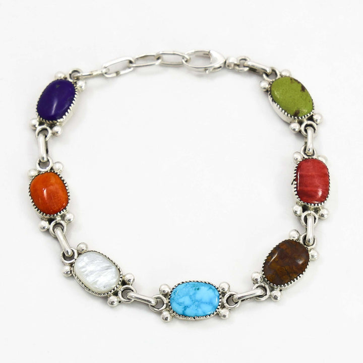 Multi-Stone Link Bracelet