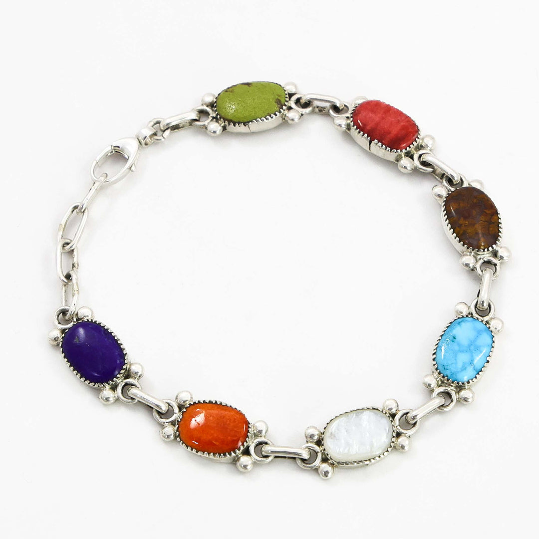 Multi-Stone Link Bracelet