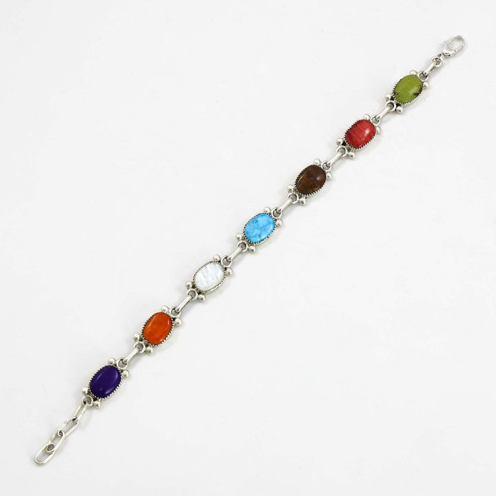 Multi-Stone Link Bracelet