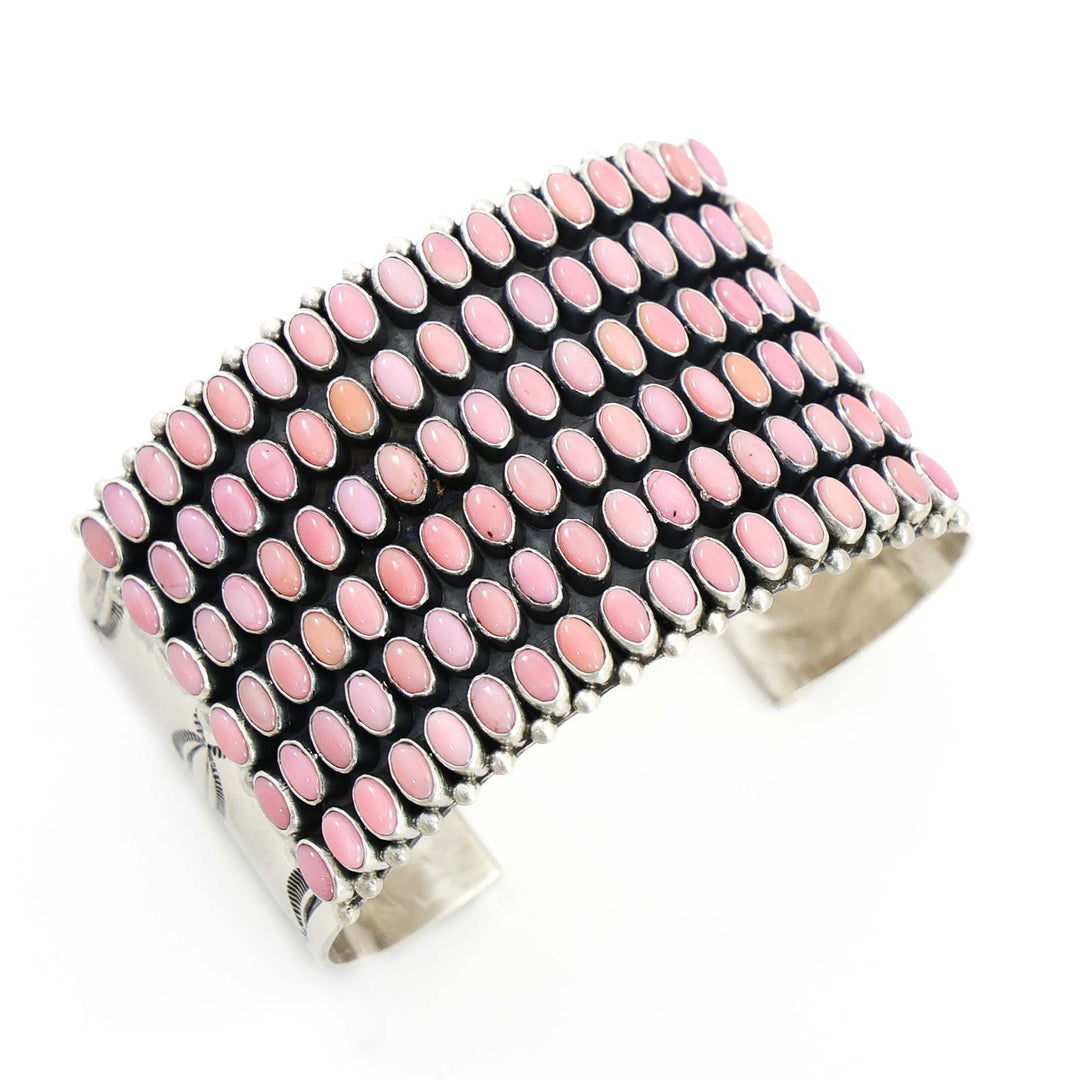 Pink Conch Shell Cuff