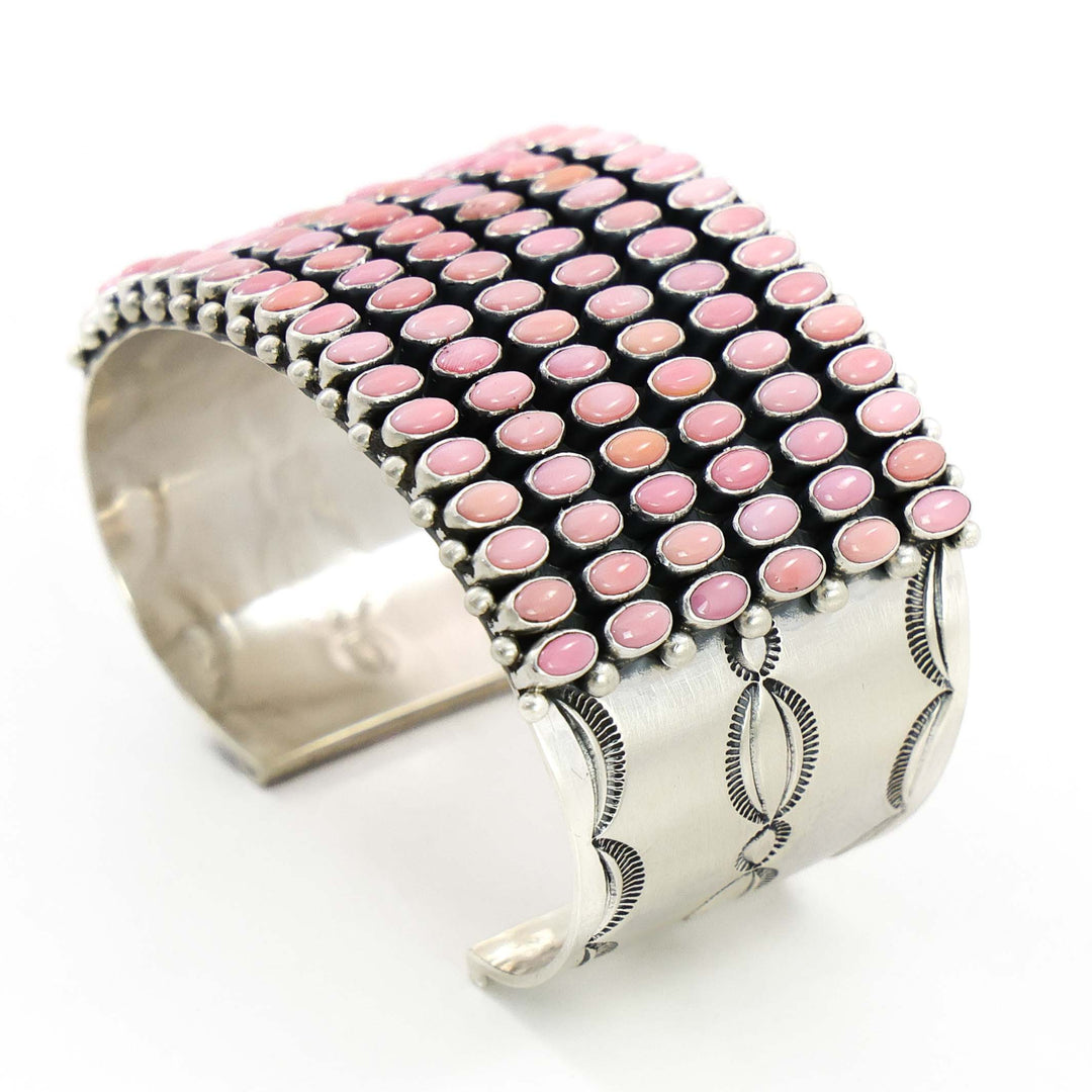 Pink Conch Shell Cuff