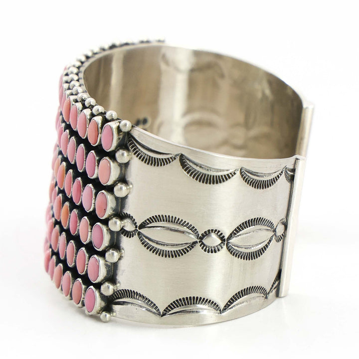Pink Conch Shell Cuff
