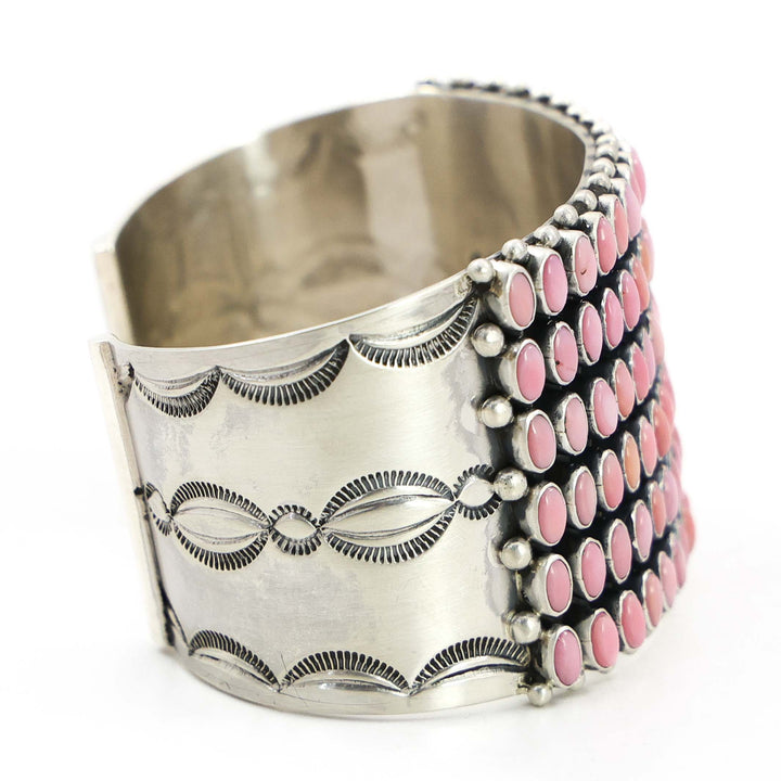 Pink Conch Shell Cuff