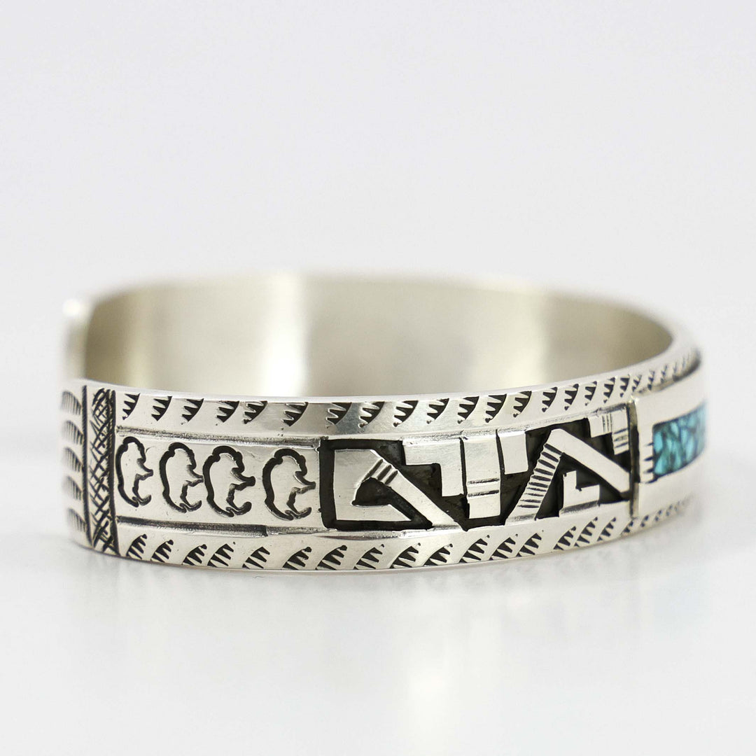 Turquoise Inlay Cuff