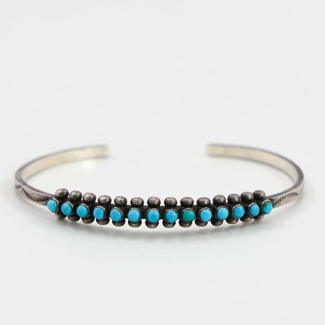 1940s Turquoise Row Cuff