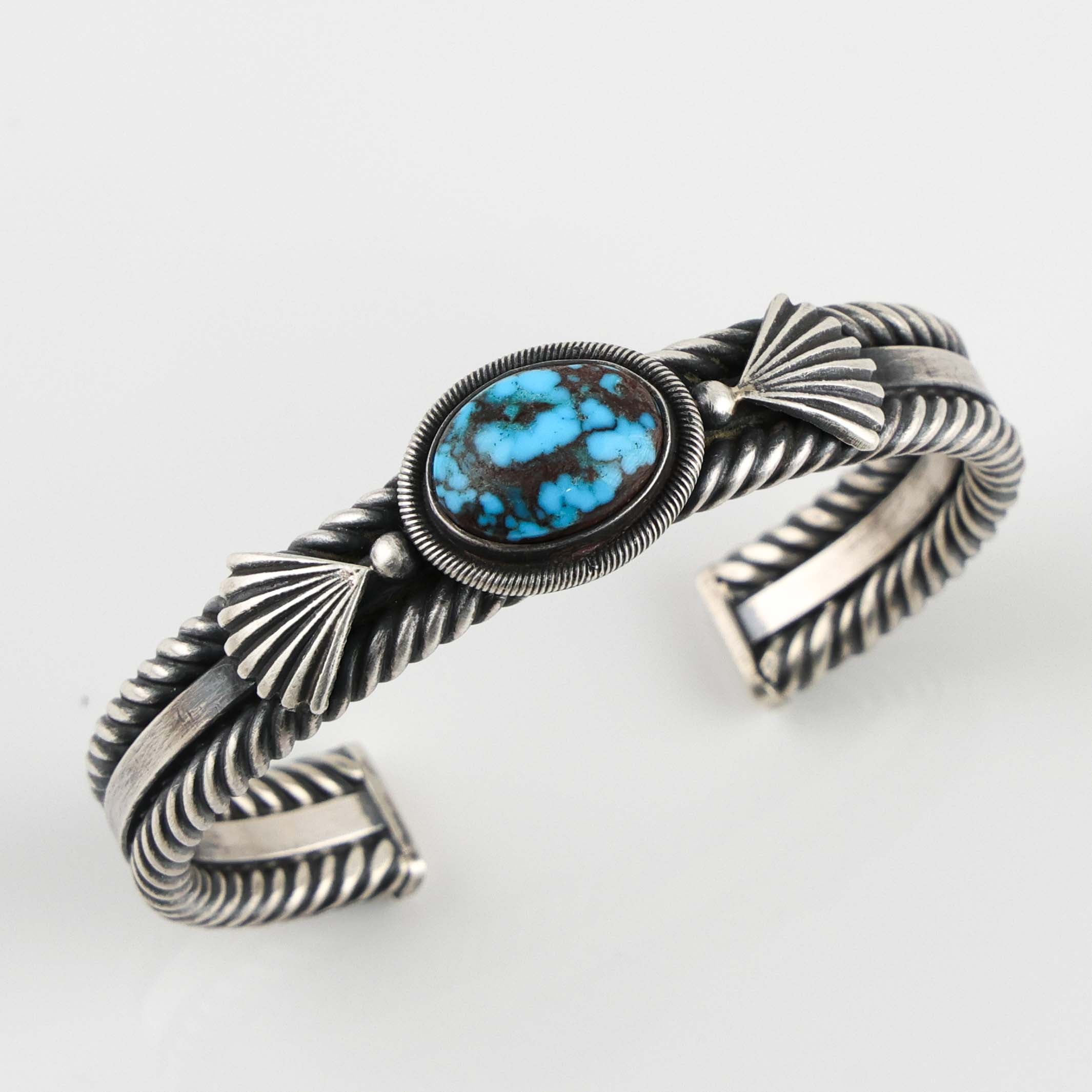 Navajo Steve arviso 10ライン バングル　2.1cm幅 Steve Arviso – Garland's