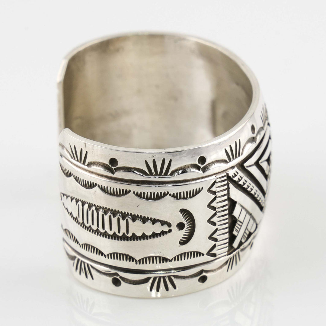 Silver Overlay Cuff