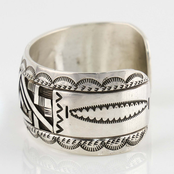 Silver Overlay Cuff