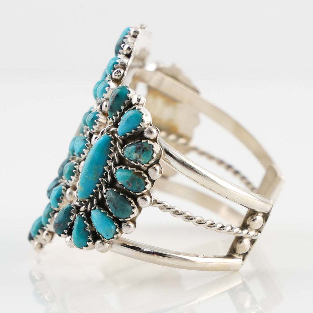 Turquoise Cluster Cuff