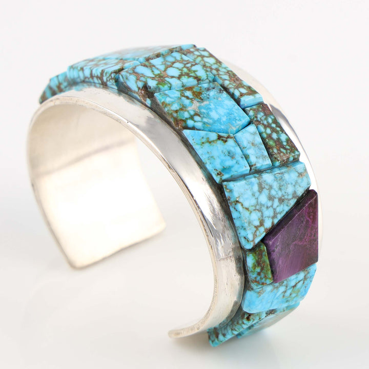 Turquoise and Sugilite Cuff