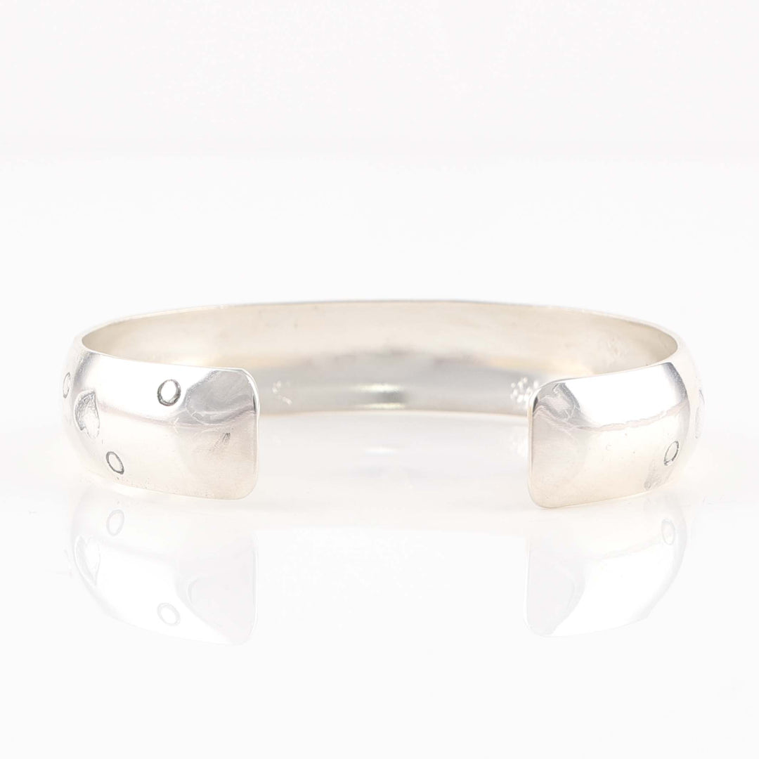 Silver Heart Cuff