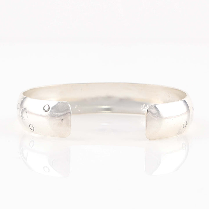 Silver Heart Cuff