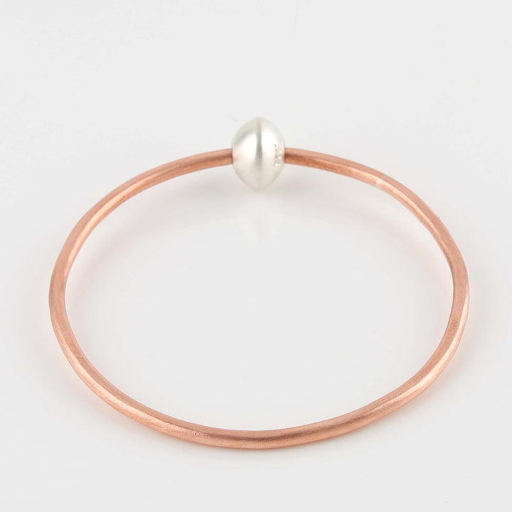Copper and Silver Bangle