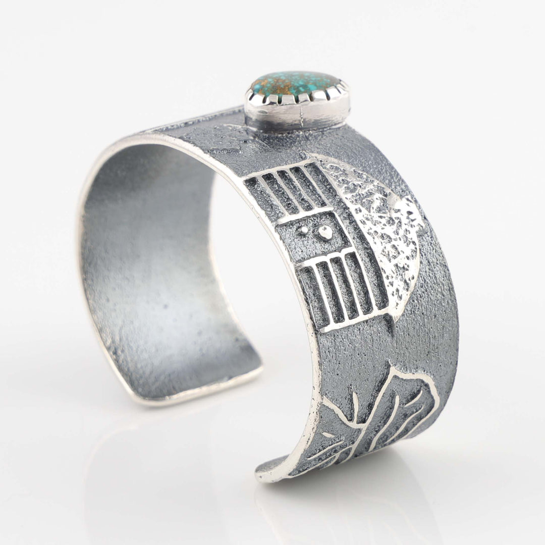 Turquoise Storyteller Cuff